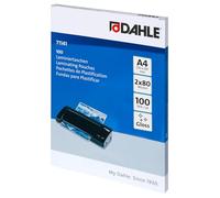 Dahle Premium Laminating Pouches A4 Size High Gloss 2 x 80 Microns for Durable Protection