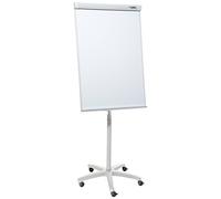 Dahle Height Adjustable Extendable Magnetic Mobile Flipchart Whiteboard 98x66cm