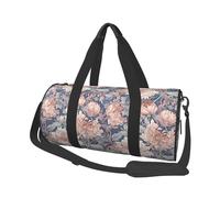 Dahlia_Art Print Travel Duffel Bag, Lightweight Sports Gym Bag with Shoulder Straps for Women Men Teen ravel Business Trip