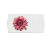 'Dahlia Flower' Pill Box with Tablet Splitter (PI00035129)