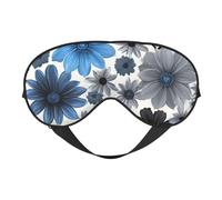 Dahlia Flower Print Sleep Eye Mask Outdoor Indoor Travel Camping Meditation Yoga Shift Work Breathable