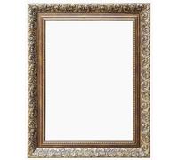 Dahlia Ornate Spoon Picture Frame Gold Bronze Ebony Silver Baroque Style 43mm Wide Decorative Photo Poster Certificate Frame Shatterproof Perspex Multiple Sizes Made in UK, Bronze, a1