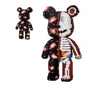 DAHONPA Animal Dissection Skeleton Bear Micro Building Blocks Set（7220PCS）, Creative Home & Office Decor, Gift for Adults and Kids