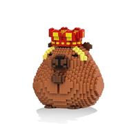 DAHONPA Animals Series Capybara Toy Micro Building Block Set, 1780 Pieces with Tang Seng's Costume Design, Special Decoration Present for Adults