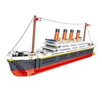 DAHONPA Titanic Model Micro Building Block Set, 1288 Pieces with Stand, Cruise Ship Titanic Model with Figures, Display and Collect Toy Gifts for Kid and Adult