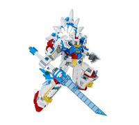 DAHONPA White Blue Warrior Manned Mecha Robot Building Blocks Set, Guardian Transforming Mech Model Kit, (1797+ Pieces) Loyal Warrior Robots Toys for Adults Christmas Birthday Gift