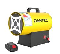 DAHTEC 10kW Gas Heater with Battery, 34,121 BTU Propane Space Heater Blower for Workshops Garage, Greenhouse, Use LPG