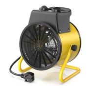 DAHTEC 2000W Electric Space Fan Heater - ECO Energy Efficient - Portable Heaters - Adjustable Angle & Overheat Protection - Ideal for Construction Site, Garage, Greenhouse