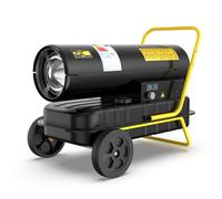 DAHTEC Diesel Space Heater, 30 KW Industrial Kerosene Heaters, Large Fuel Tank, 750m³/h, Adjustable Thermostat, Oil Level Display, Suitable for Workshops, Building Sites and Agricultural