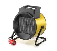 DAHTEC Electric Fan Heater 9000W - Fast Heating - Industrial Ceramic Heaters - Need 400V Three-phase Electricity - Ideal for Construction Site, Garage, Greenhouse