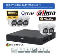 DAHUA 1080P CCTV SECURITY 2MP COLORVU CAMERA AUDIO SYSTEM NIGHTVISION OUTDOOR