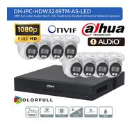 DAHUA 1080P CCTV SECURITY 2MP COLORVU CAMERA AUDIO SYSTEM NIGHTVISION OUTDOOR