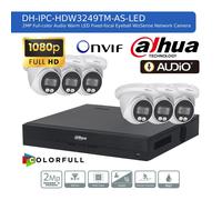 DAHUA 1080P CCTV SECURITY 2MP COLORVU CAMERA AUDIO SYSTEM NIGHTVISION OUTDOOR