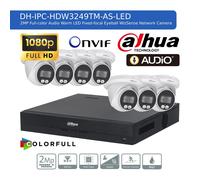 DAHUA 1080P CCTV SECURITY 2MP COLORVU CAMERA AUDIO SYSTEM NIGHTVISION OUTDOOR