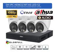 DAHUA 1080P CCTV SECURITY SYSTEM AUDIO MIC HD CAMERA COLORVU OUTDOOR NIGHTVISION