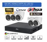 DAHUA 1080P CCTV SECURITY SYSTEM AUDIO MIC HD CAMERA COLORVU OUTDOOR NIGHTVISION