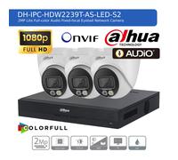 DAHUA 1080P CCTV SECURITY SYSTEM AUDIO MIC HD CAMERA COLORVU OUTDOOR NIGHTVISION