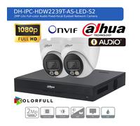 DAHUA 1080P CCTV SECURITY SYSTEM AUDIO MIC HD CAMERA COLORVU OUTDOOR NIGHTVISION