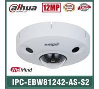 Dahua 12MP IPC-EBW81242-AS-S2 Fisheye POE IR Alarm Built-in Mic Network Camera
