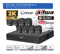 DAHUA 2K CCTV SECURITY SYSTEM 5MP AUDIO BUILT-IN MIC CAMERA OUTDOOR NIGHTVISION