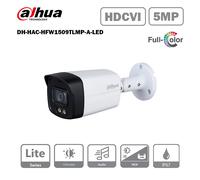 Dahua 5MP Full-color HDCVI Fixed-focal Bullet Camera 3.6mm 2880 x 1620, Mic