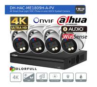 DAHUA 4K CCTV SECURITY 8MP COLORVU CAMERA AUDIO MIC SYSTEM NIGHT VISION OUTDOOR