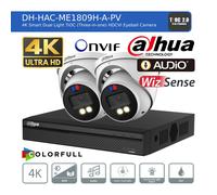 DAHUA 4K CCTV SECURITY 8MP COLORVU CAMERA AUDIO MIC SYSTEM NIGHT VISION OUTDOOR