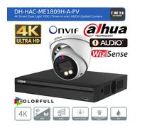 DAHUA 4K CCTV SECURITY 8MP COLORVU CAMERA AUDIO MIC SYSTEM NIGHT VISION OUTDOOR
