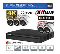 DAHUA 4K CCTV SECURITY 8MP COLORVU CAMERA AUDIO MIC SYSTEM NIGHT VISION OUTDOOR