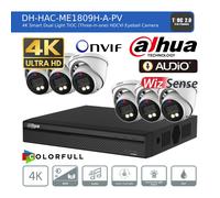 DAHUA 4K CCTV SECURITY 8MP COLORVU CAMERA AUDIO MIC SYSTEM NIGHT VISION OUTDOOR