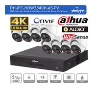 DAHUA 4K CCTV SECURITY SYSTEM 8MP AUDIO MIC CAMERA COLORVU OUTDOOR NIGHT VISION