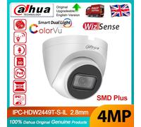 Dahua 4MP Dual Light WizSense POE IP Camera Mic Full Color IR IPC-HDW2449T-S-IL