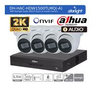 DAHUA 5MP CCTV SECURITY SYSTEM 2K AUDIO MIC CAMERA COLORVU OUTDOOR NIGHTVISION