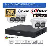 DAHUA 5MP CCTV SECURITY SYSTEM AUDIO MIC uHD CAMERA COLORVU OUTDOOR NIGHT VISION