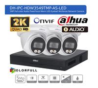 DAHUA 5MP CCTV SECURITY SYSTEM AUDIO MIC uHD CAMERA COLORVU OUTDOOR NIGHT VISION