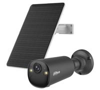 Dahua Apollo Bullet C1 4MP Kit Intelligent Battery Operated Dual Band WiFi Surveillance Camera with AOV, Wi-Fi 6, Includes Solar Panel (Black)