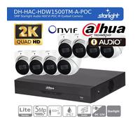 DAHUA CCTV SECURITY SYSTEM 5MP AUDIO MIC 2K CAMERA COLORVU OUTDOOR NIGHT VISION