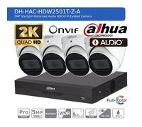 DAHUA CCTV SECURITY SYSTEM 5MP AUDIO MIC CAMERA COLORVU OUTDOOR NIGHTVISION HDMI
