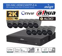 DAHUA CCTV SECURITY SYSTEM 5MP AUDIO MIC uHD CAMERA COLORVU OUTDOOR NIGHT VISION