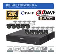 DAHUA CCTV SECURITY SYSTEM 5MP AUDIO MIC uHD CAMERA COLORVU OUTDOOR NIGHT VISION