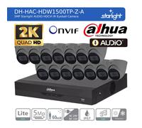 DAHUA CCTV SECURITY SYSTEM 5MP AUDIO MIC uHD CAMERA COLORVU OUTDOOR NIGHT VISION