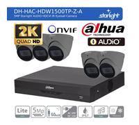 DAHUA CCTV SECURITY SYSTEM 5MP AUDIO MIC uHD CAMERA COLORVU OUTDOOR NIGHT VISION