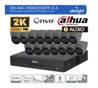 DAHUA CCTV SECURITY SYSTEM 5MP AUDIO MIC uHD CAMERA COLORVU OUTDOOR NIGHT VISION