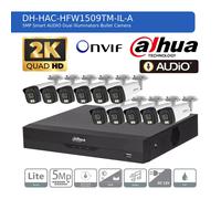 DAHUA CCTV SECURITY SYSTEM 5MP AUDIO MIC uHD CAMERA COLORVU OUTDOOR NIGHT VISION
