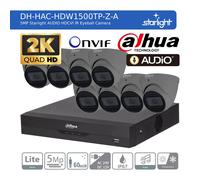 DAHUA CCTV SECURITY SYSTEM 5MP AUDIO MIC uHD CAMERA COLORVU OUTDOOR NIGHT VISION
