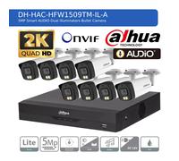DAHUA CCTV SECURITY SYSTEM 5MP AUDIO MIC uHD CAMERA COLORVU OUTDOOR NIGHT VISION