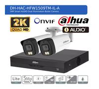 DAHUA CCTV SECURITY SYSTEM 5MP AUDIO MIC uHD CAMERA COLORVU OUTDOOR NIGHT VISION
