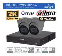 DAHUA CCTV SECURITY SYSTEM 5MP AUDIO MIC uHD CAMERA COLORVU OUTDOOR NIGHT VISION