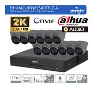DAHUA CCTV SECURITY SYSTEM 5MP AUDIO MIC uHD CAMERA COLORVU OUTDOOR NIGHT VISION