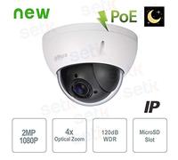 Dahua - Dahua 2MP PTZ Starlight 4x PoE WDR HD Outdoor IP Camera - SD22204UE-GN